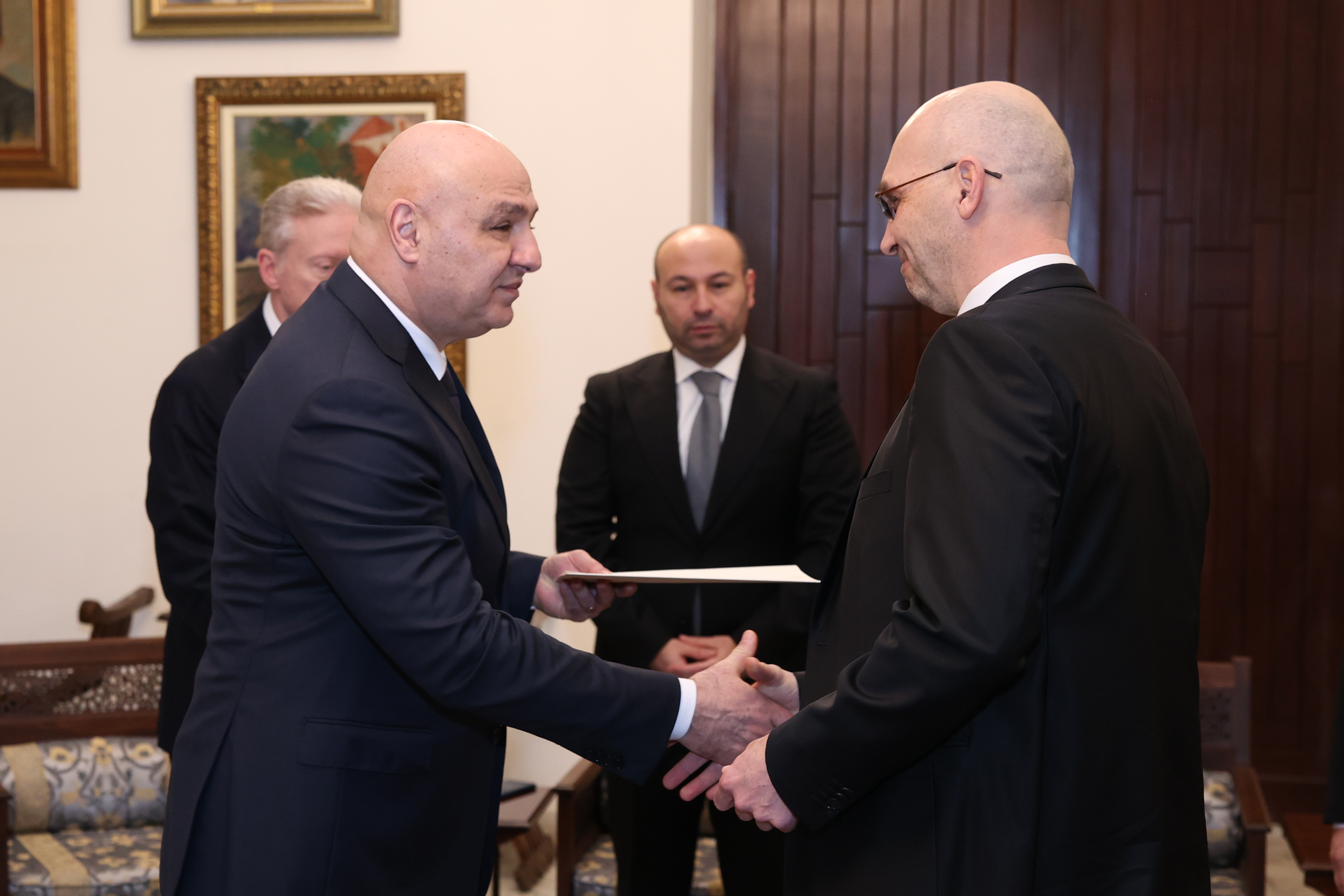Ambassador Iassen Tomov presented his letters of credence to General Joseph Aoun, President of the Lebanese Republic